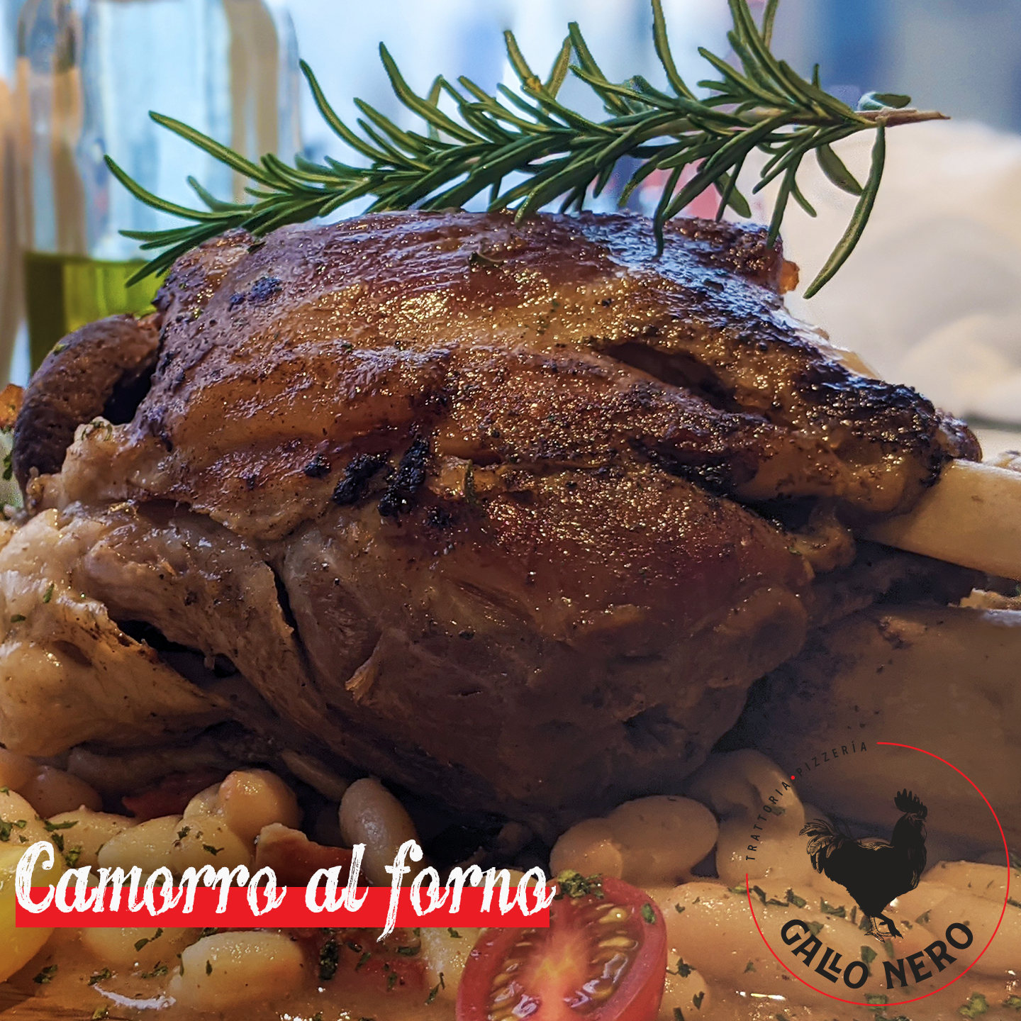 Camorro al forno — Il Gallo Nero